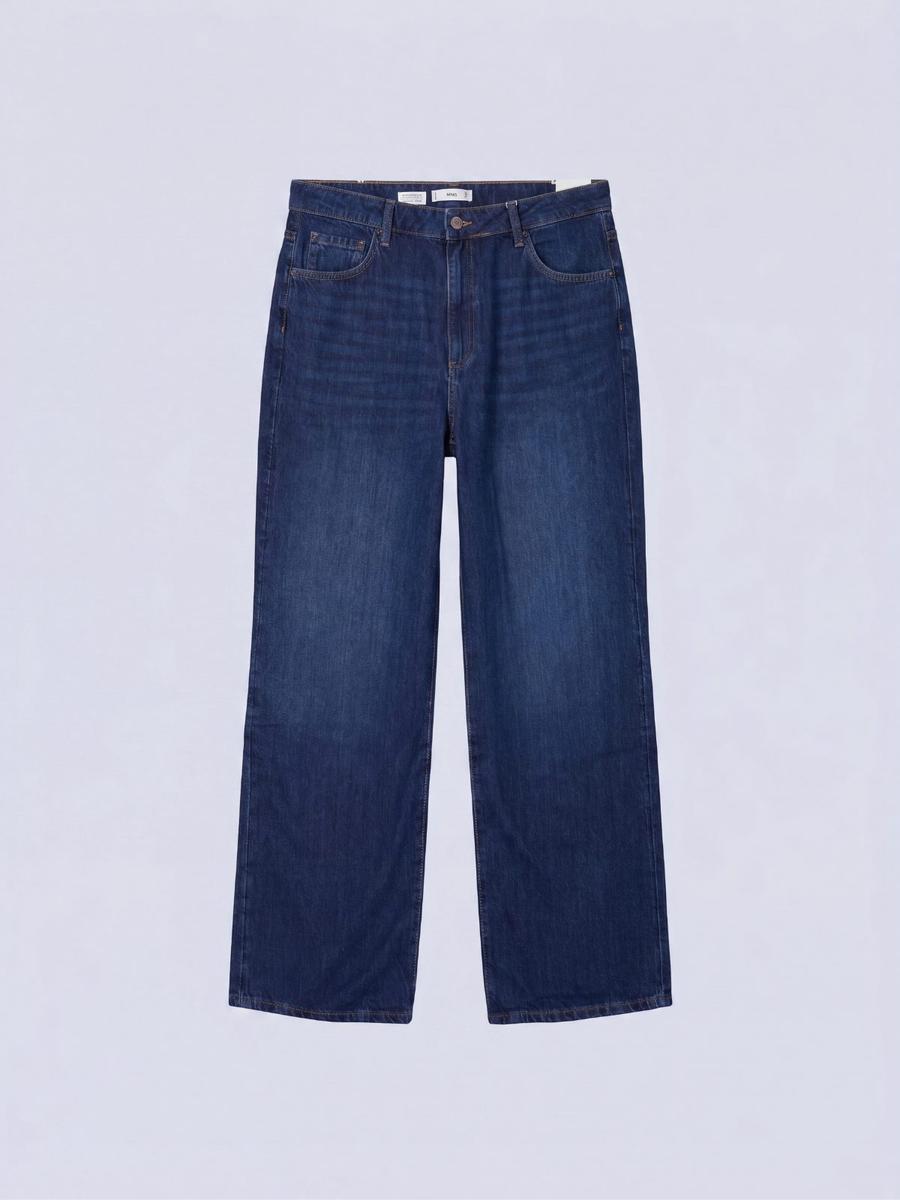 Mango - Jean large à taille haute