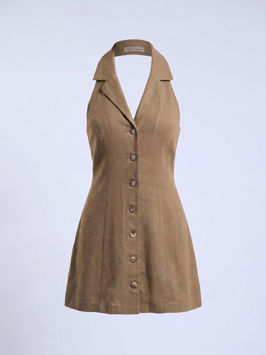 Miss Selfridge - Robe chemise à dos nus