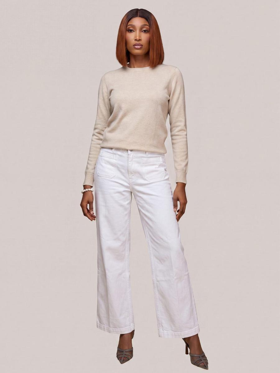 Mango - Jean large poches avant