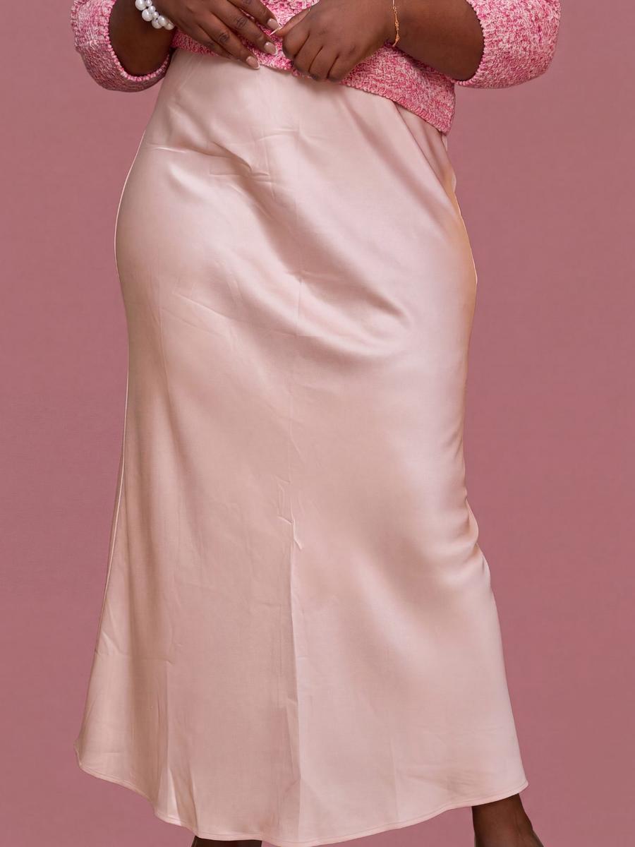 H&M - Jupe longue satinée