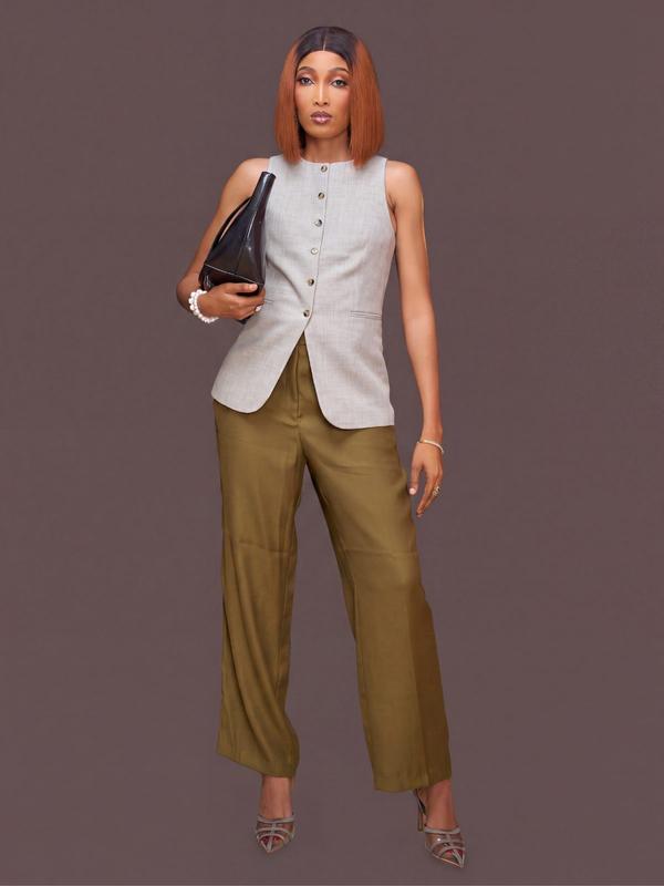H&M - Pantalon tailleur droit