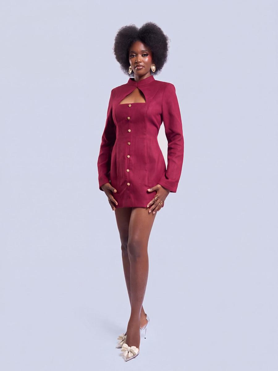 PLT - Mini robe col Mao