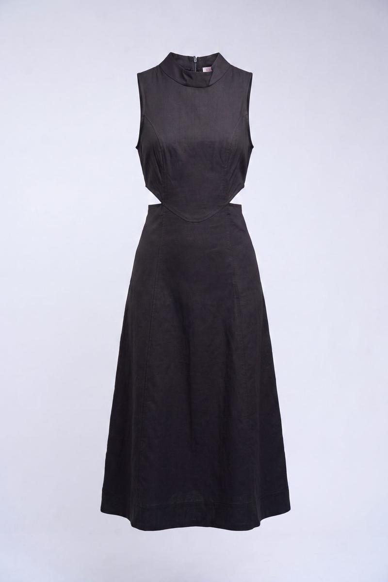 Asos - Robe midi à découpes