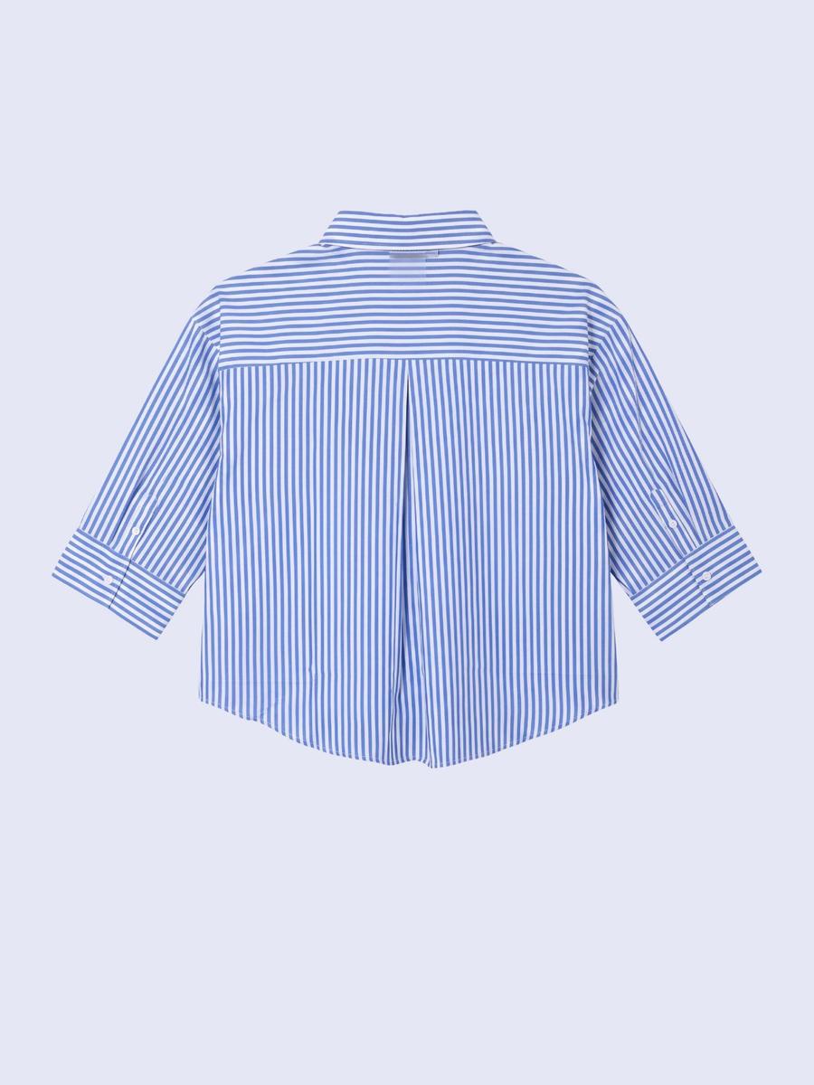 H&M - Chemise courte à rayures