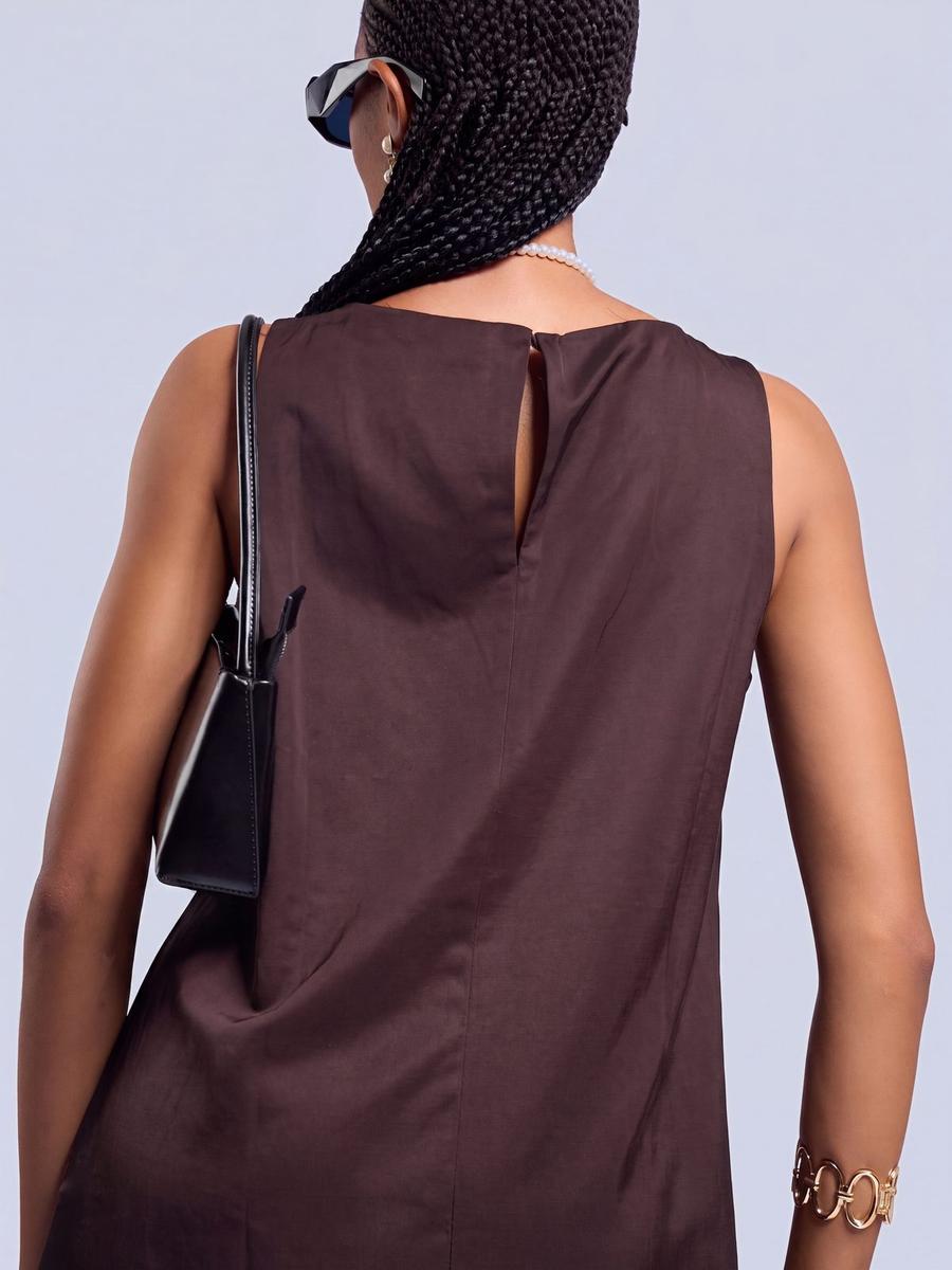 H&M - Robe évasée sans manches