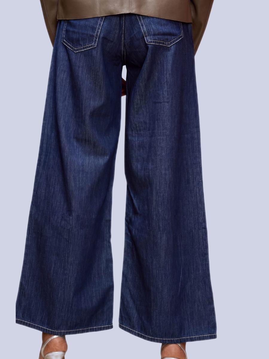 H&M - Jean large taille moyenne