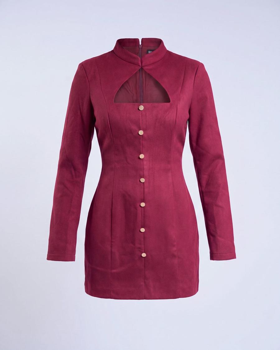 PLT - Mini robe col Mao