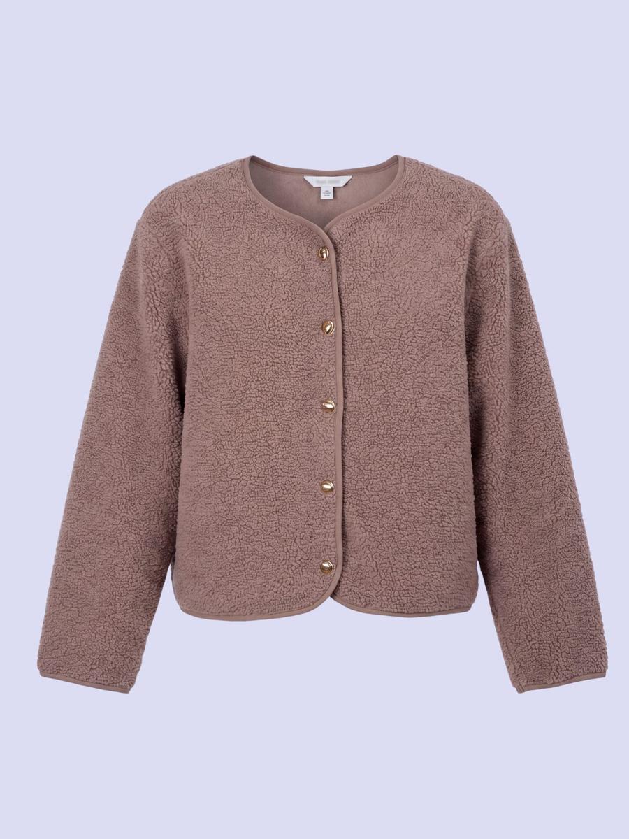 H&M - Veste peluche boutonnée