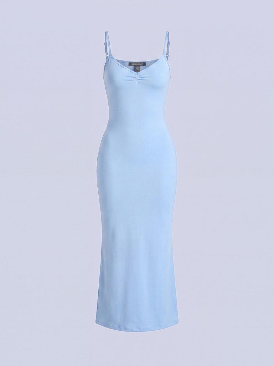 Bershka - Robe longue moulante