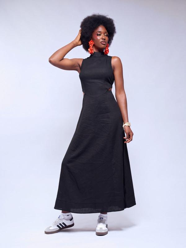 Asos - Robe midi à découpes