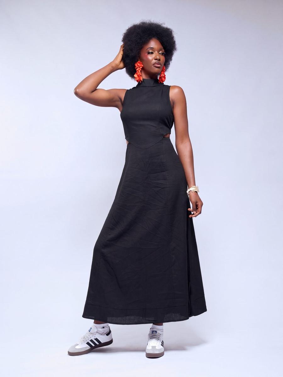 Asos - Robe midi à découpes