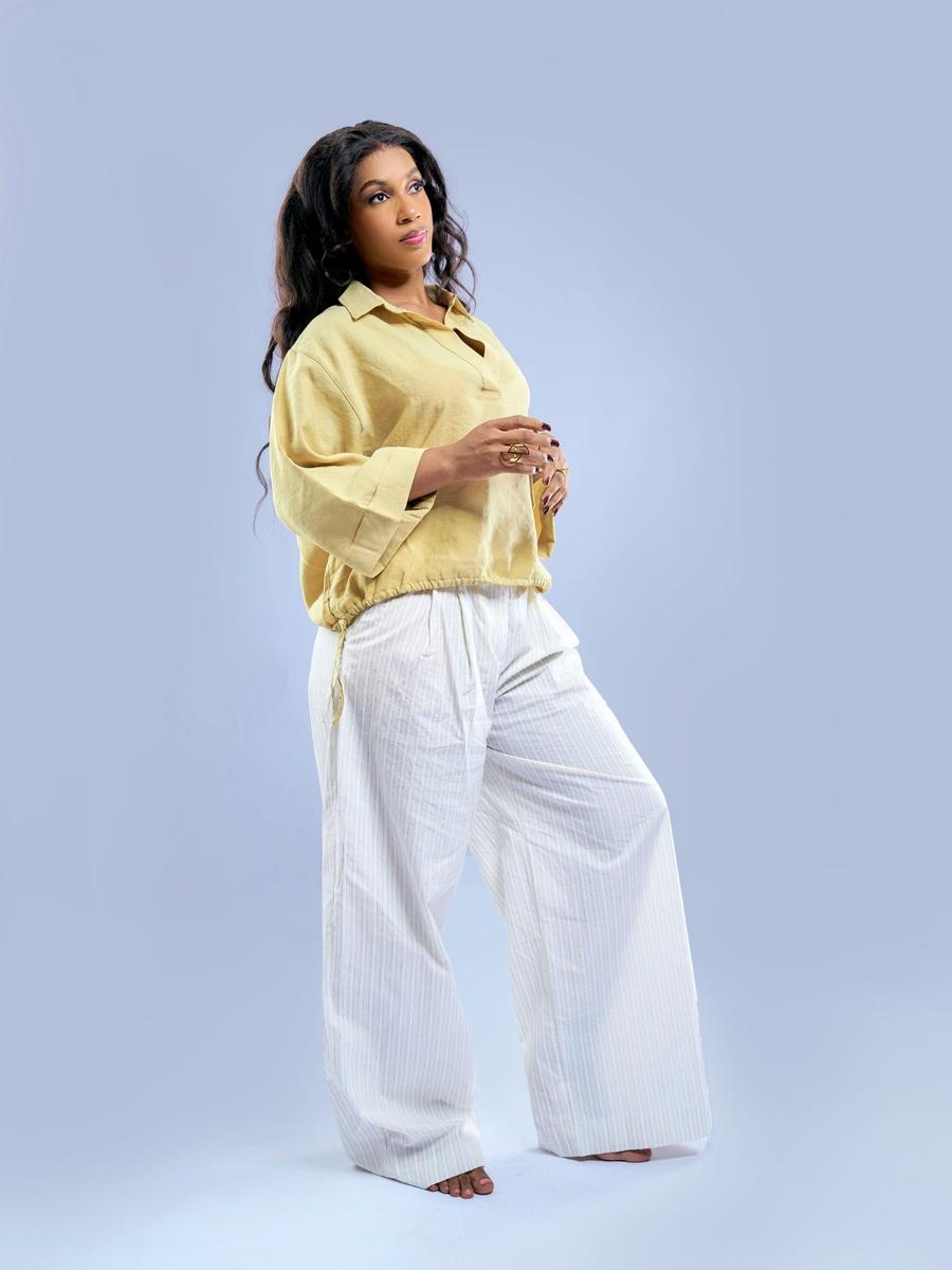 H&M - Blouse ample à encolure V