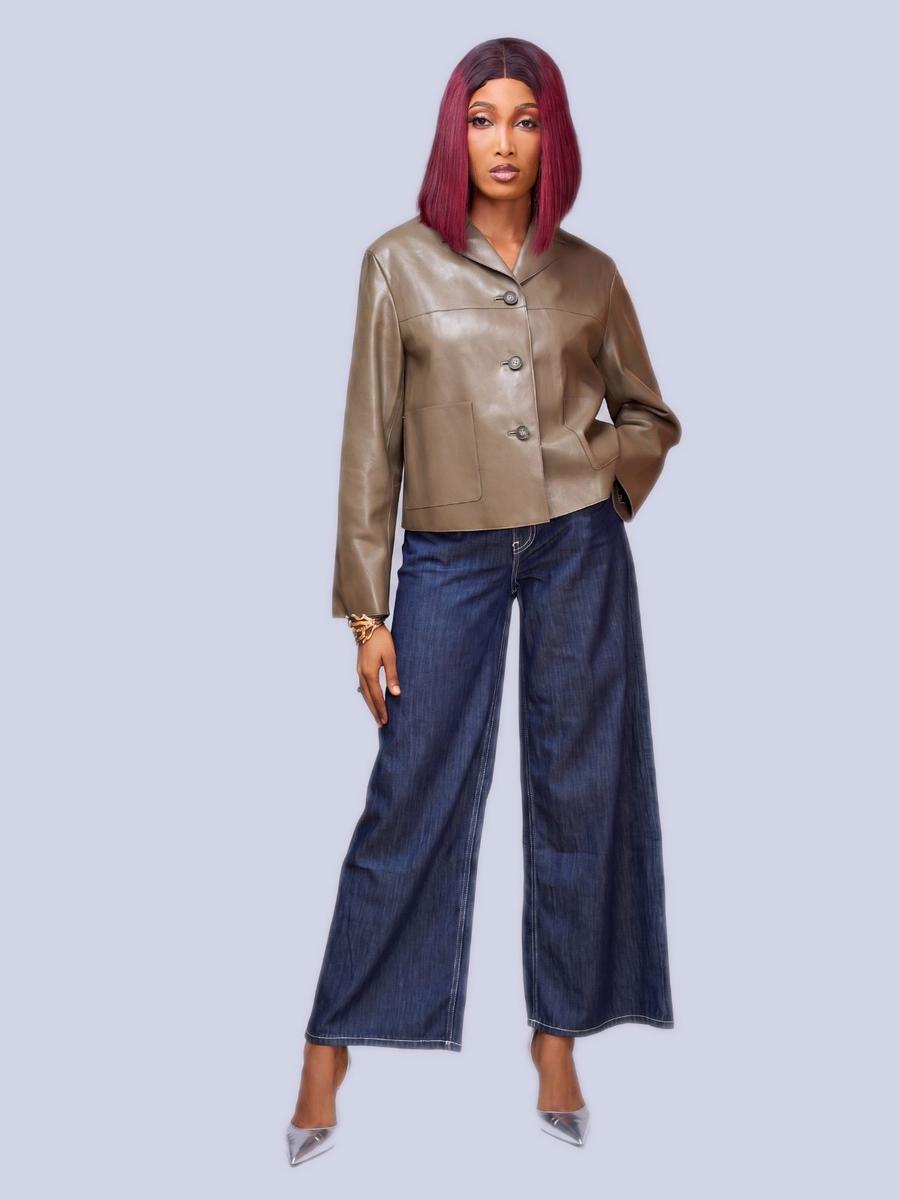 H&M - Jean large taille moyenne