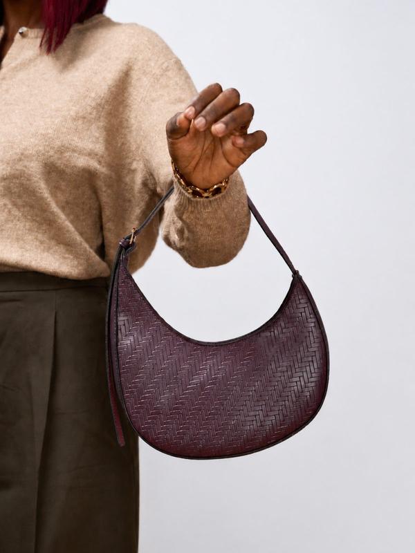 Asos - Sac demi-lune prune