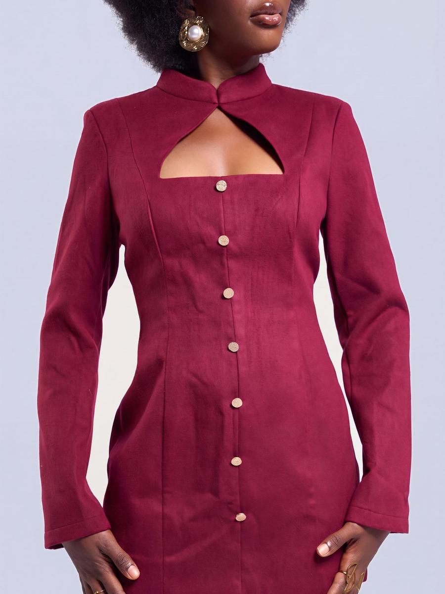 PLT - Mini robe col Mao