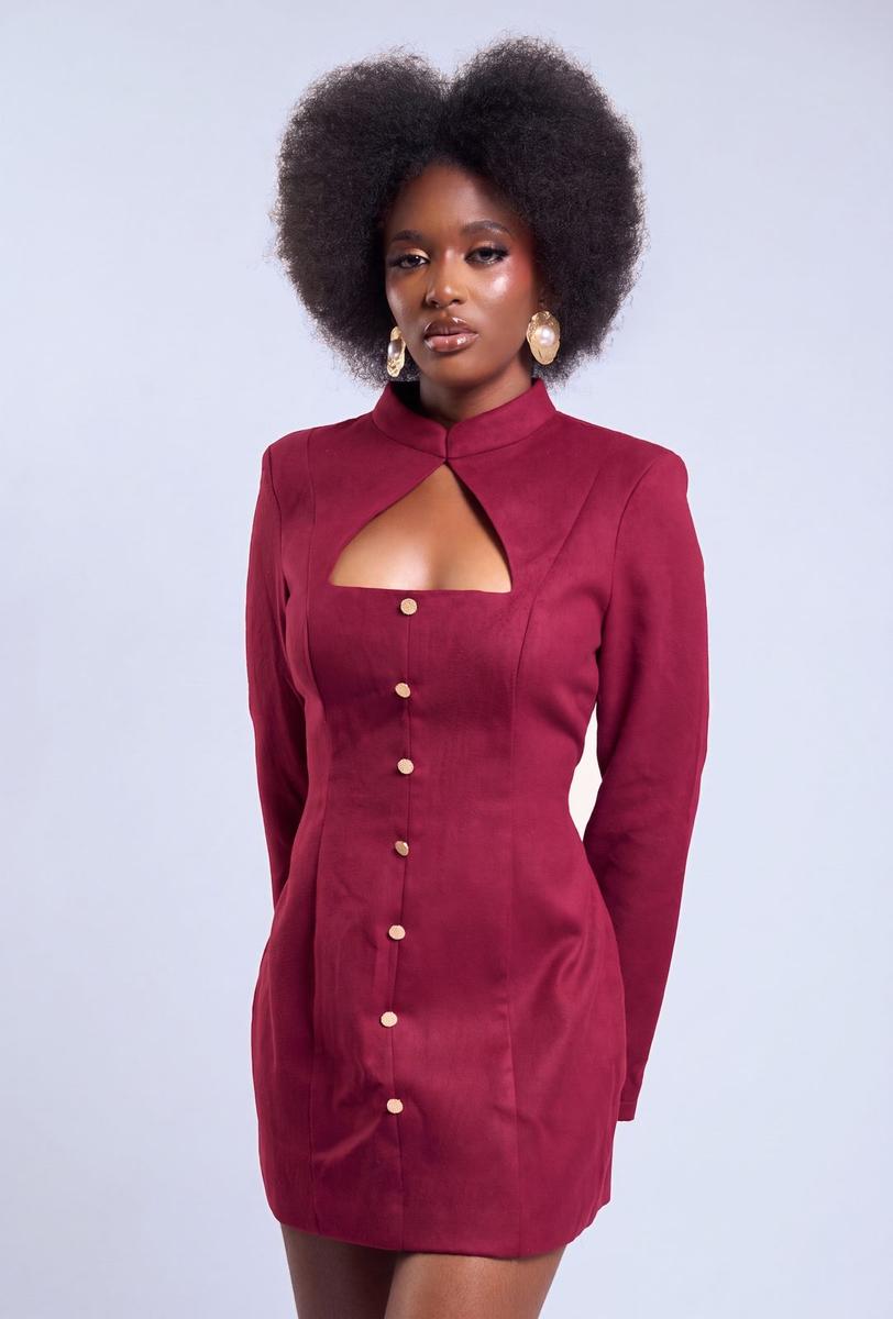 PLT - Mini robe col Mao