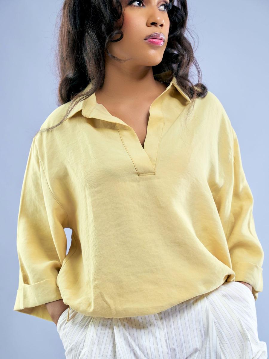H&M - Blouse ample à encolure V