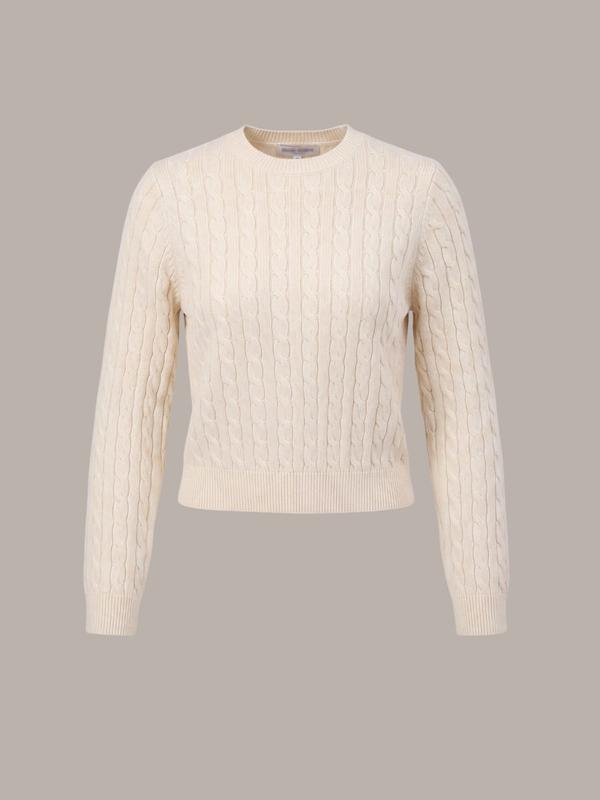 Miss Selfridge - Pull maille torsadée