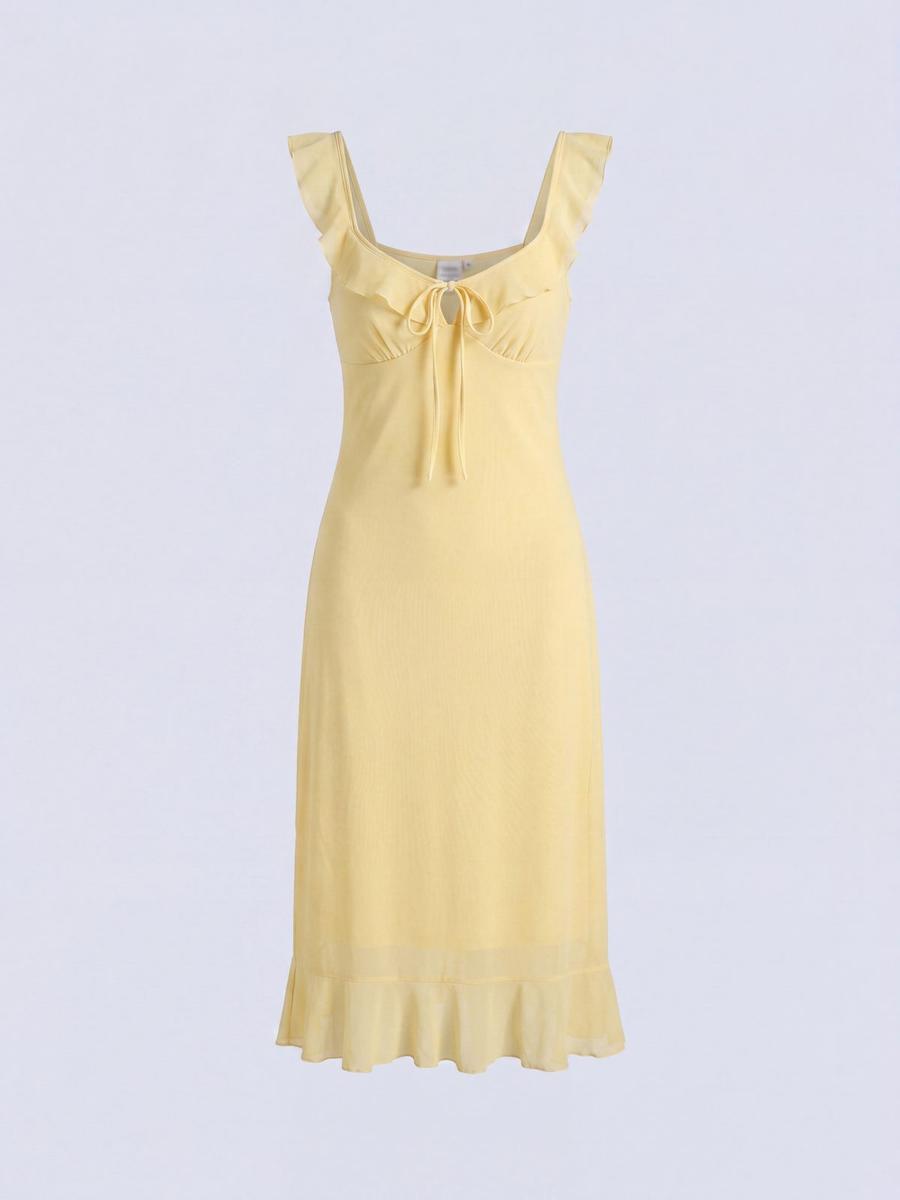 Asos - Robe longue à volants