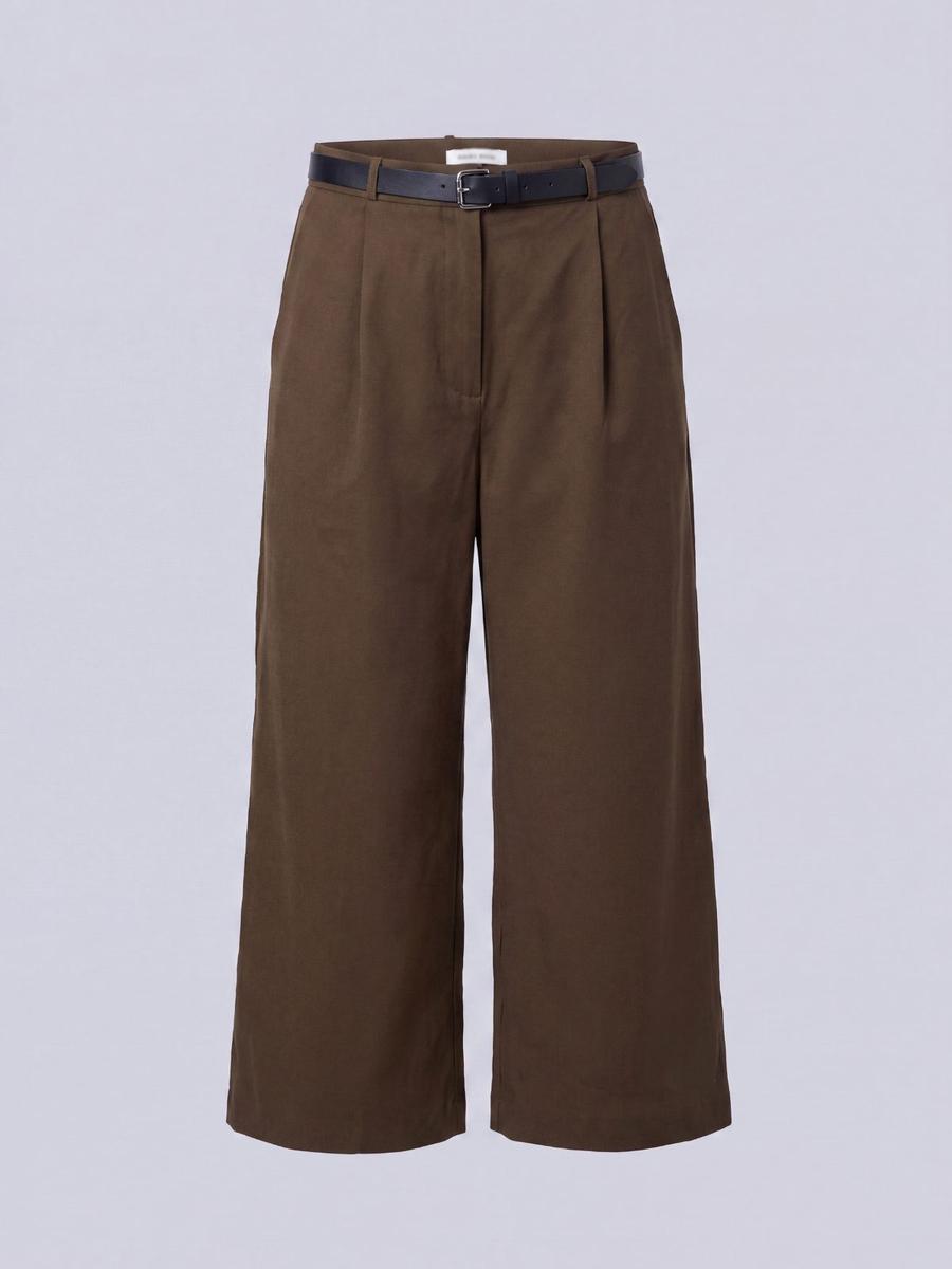 H&M -Pantalon palazzo ceinturé